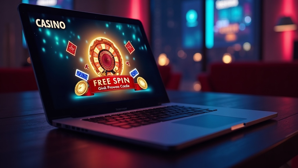 Promo code field on a casino registration screen