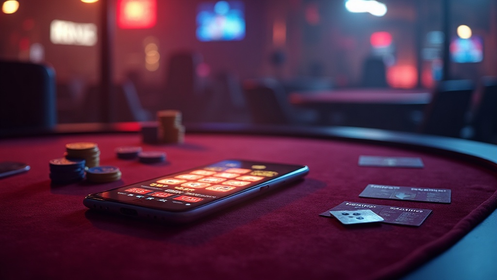 Free spins and no-deposit bonus shown in a neon casino scene